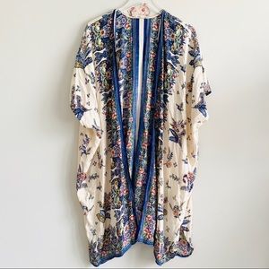 Gypsy Love Open front Floral kimono